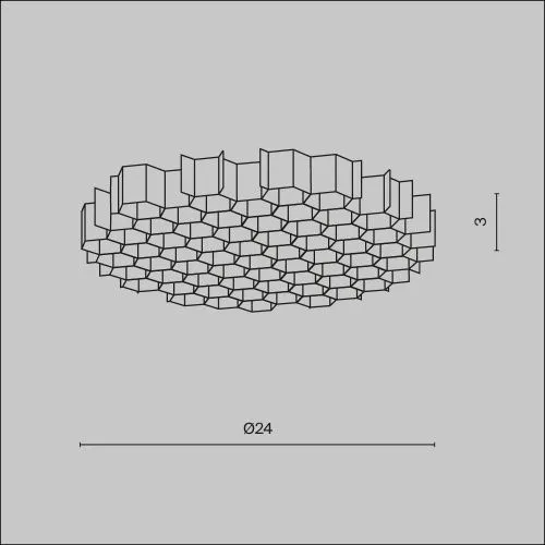 Комплектующие для светильника Technical HoneyComb-D24  фото 3