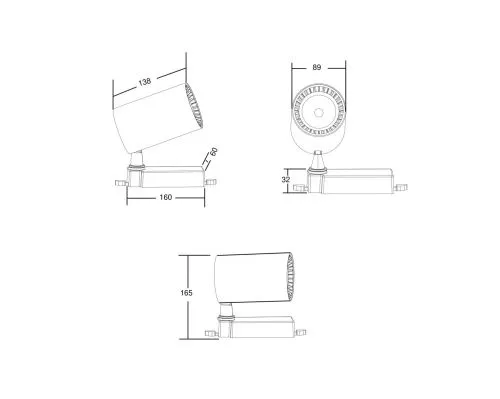 Трековый светильник Technical TR029-3-30W3K-W  фото 3
