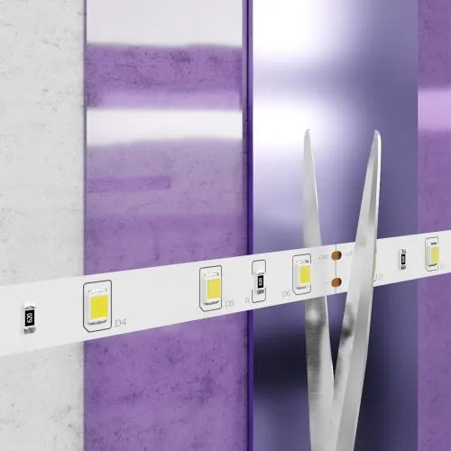 Светодиодная влагозащищенная лента Maytoni Technical 4,8W/m 60LED/m 2835SMD холодный белый 5M 10107  фото 4